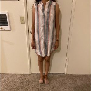 Short sleeve short summer dress